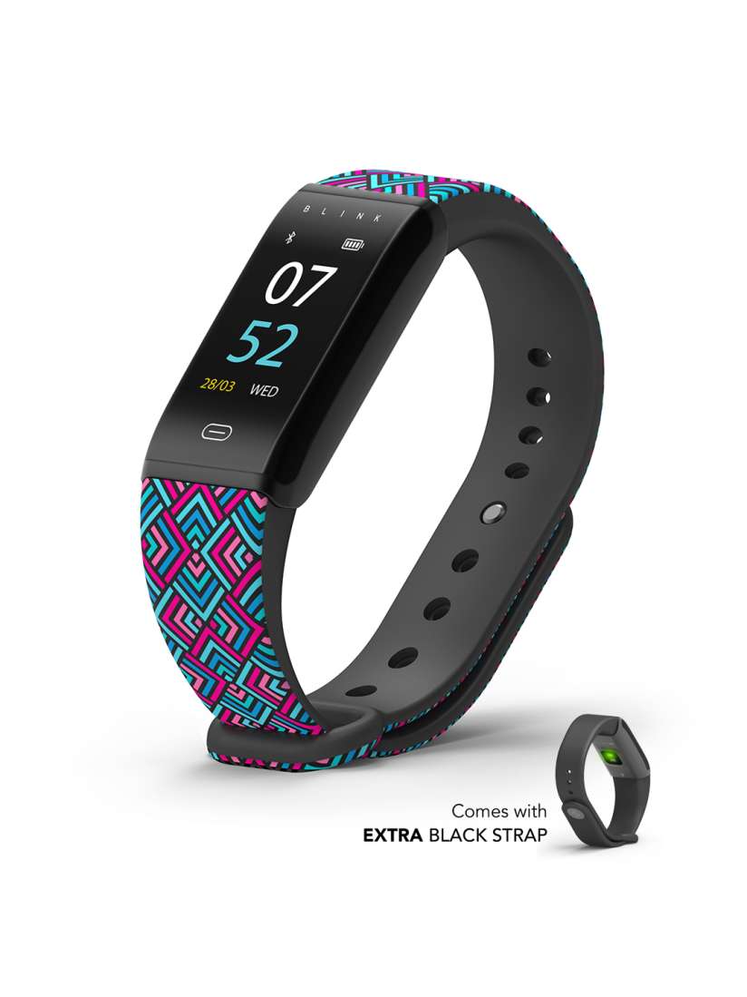 Buy Blink GO Pop Black extra Black Strap Fitness Wearable Band Fitness Bands for Unisex 6631829 Myntra