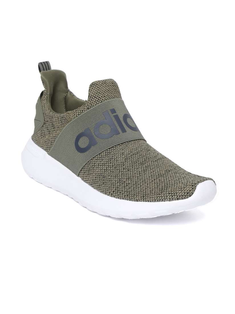 Buy ADIDAS Men Olive Green Cloudfoam Lite Racer Adapt Running Shoes Sports Shoes for Men 6632908 Myntra