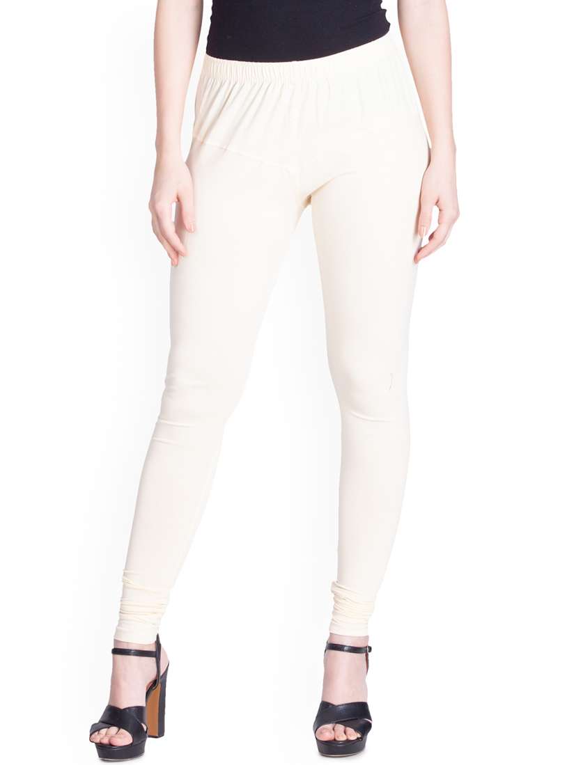 Buy LYRA Women Pack of 2 White Cream Churidar Leggings Leggings for Women 6633106 Myntra