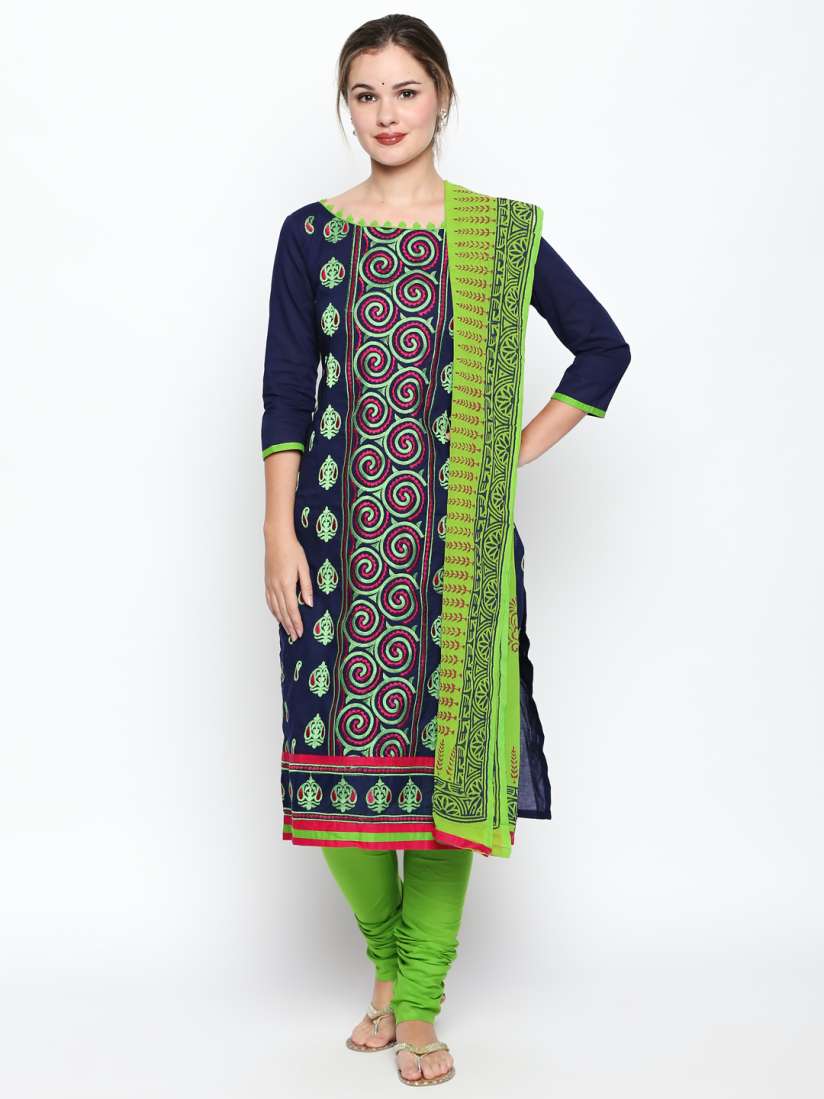 Ishin cotton dress material clearance