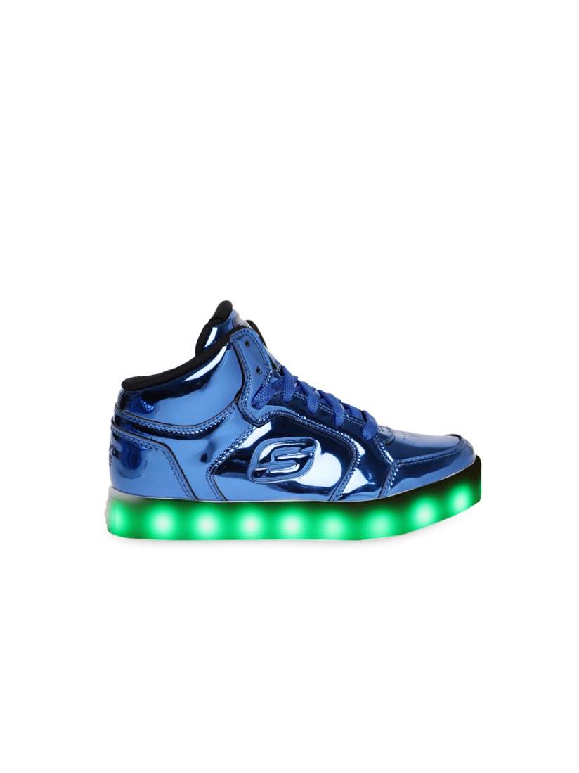 Buy Skechers Boys Blue Energy LED Lights Eliptic Patent Leather Sneakers Casual Shoes for Boys 6672704 Myntra