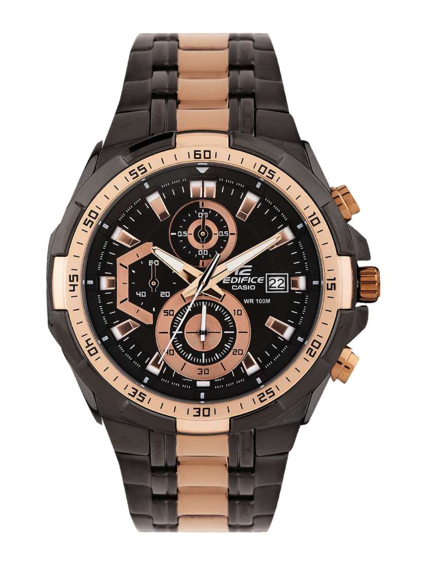 Buy Casio Edifice Men Black Copper Analogue Watches EX220 EFR 539BKG 1AVUDF Watches for Men 667536 Myntra