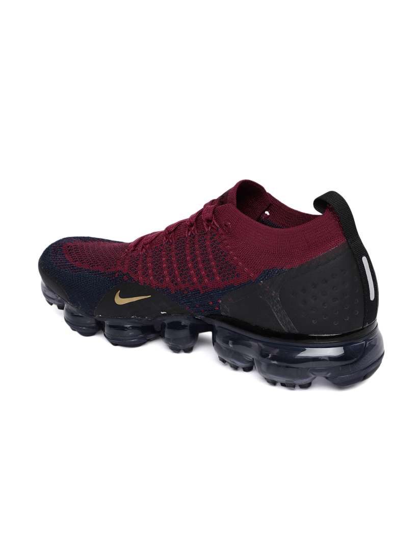 Buy Nike Men Maroon Blue Air Vapormax Flyknit 2 Running Shoes Sports Shoes for Men 6676881 Myntra
