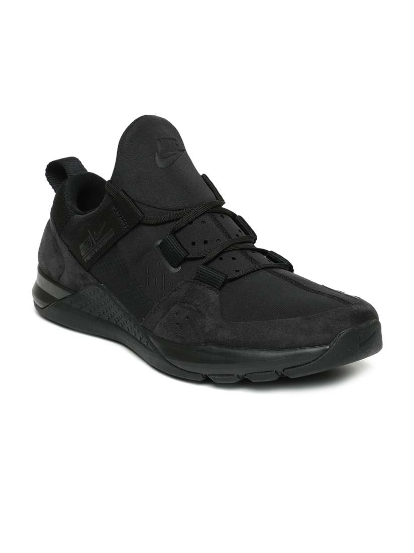 Nike black tech trainer gym shoes best sale