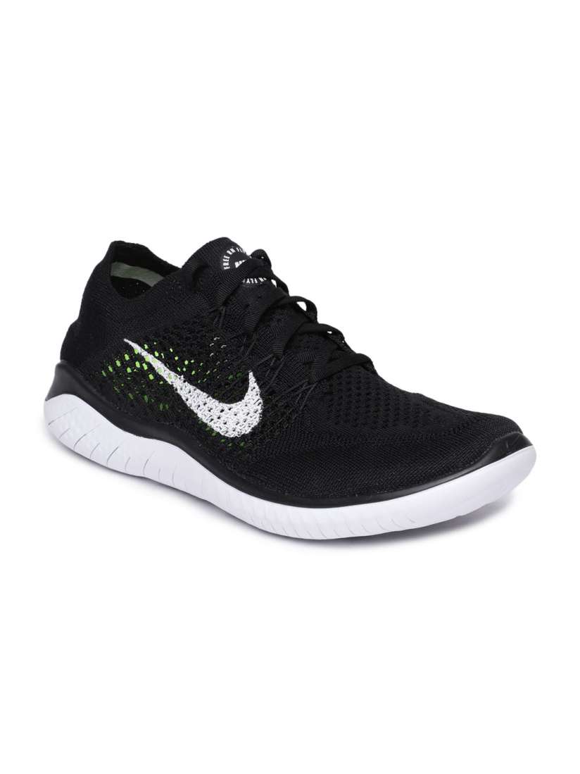 Buy Nike Women Black Free RN Flyknit 2018 Running Shoes Sports Shoes for Women 6676936 Myntra