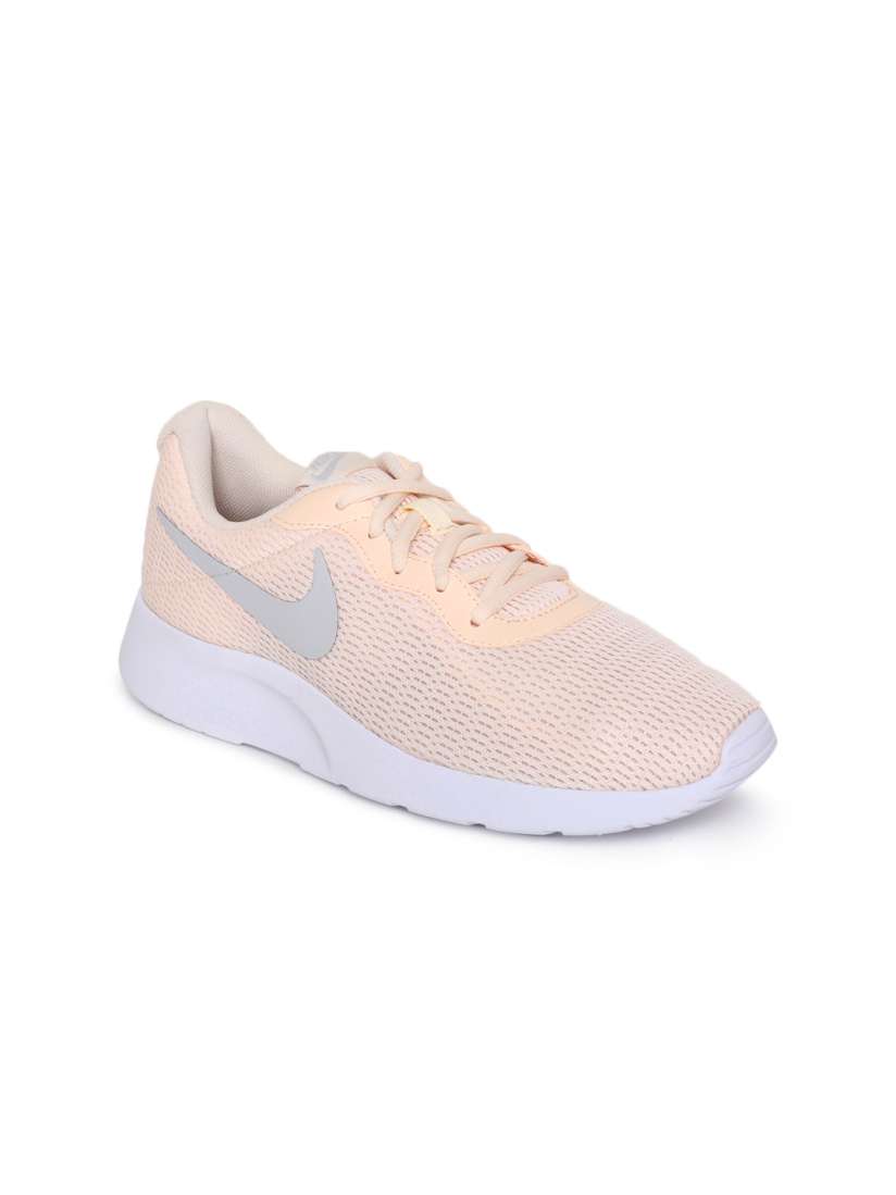 Buy Nike Women Peach Coloured Solid Tanjun Sneakers Casual Shoes for Women 6676961 Myntra