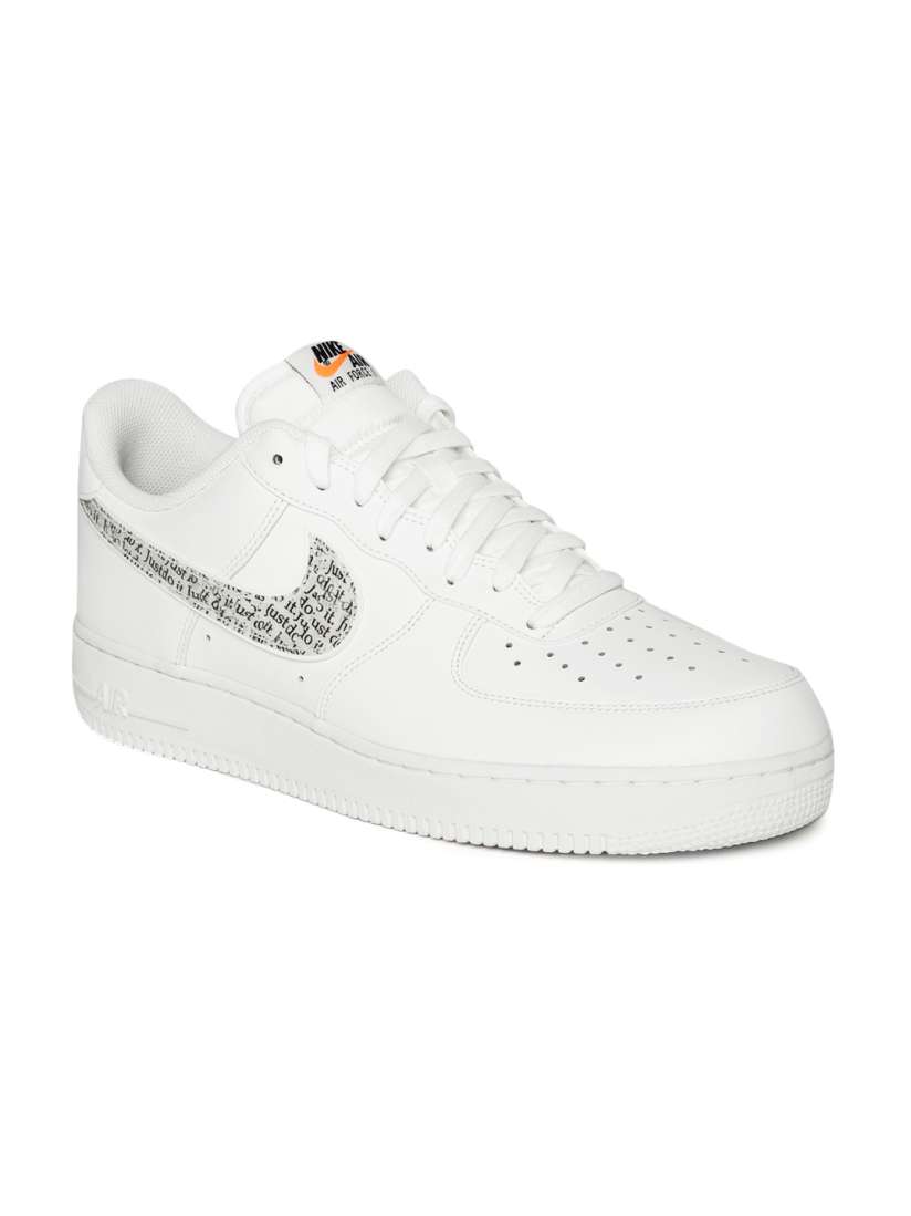 Buy Nike Men White Air Force 1 07 LV8 JDI Leather Sneakers Casual Shoes for Men 6676982 Myntra