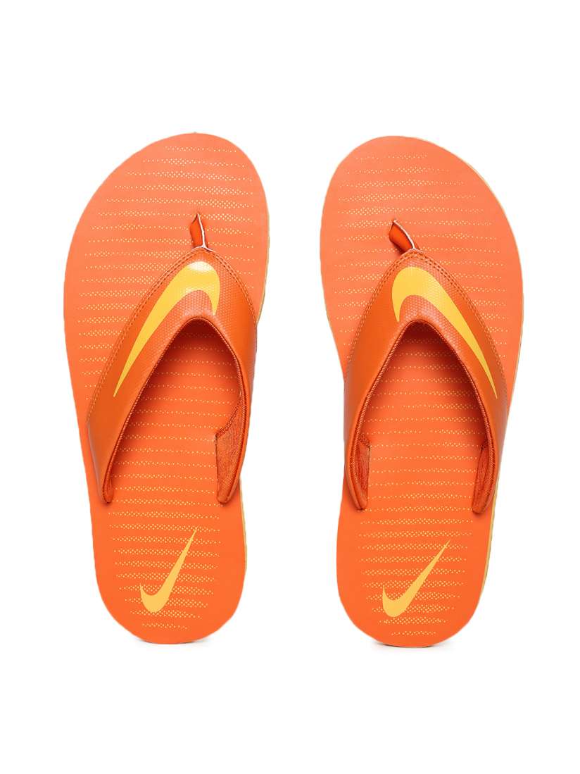 Buy Nike Men Orange Solid Thong Flip Flops NIKE CHROMA THONG 5 Flip Flops for Men 6677002 Myntra