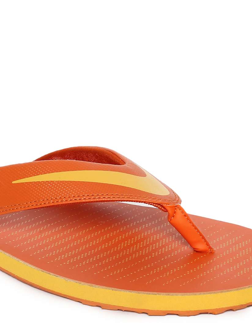 Buy Nike Men Orange Solid Thong Flip Flops NIKE CHROMA THONG 5 Flip Flops for Men 6677002 Myntra