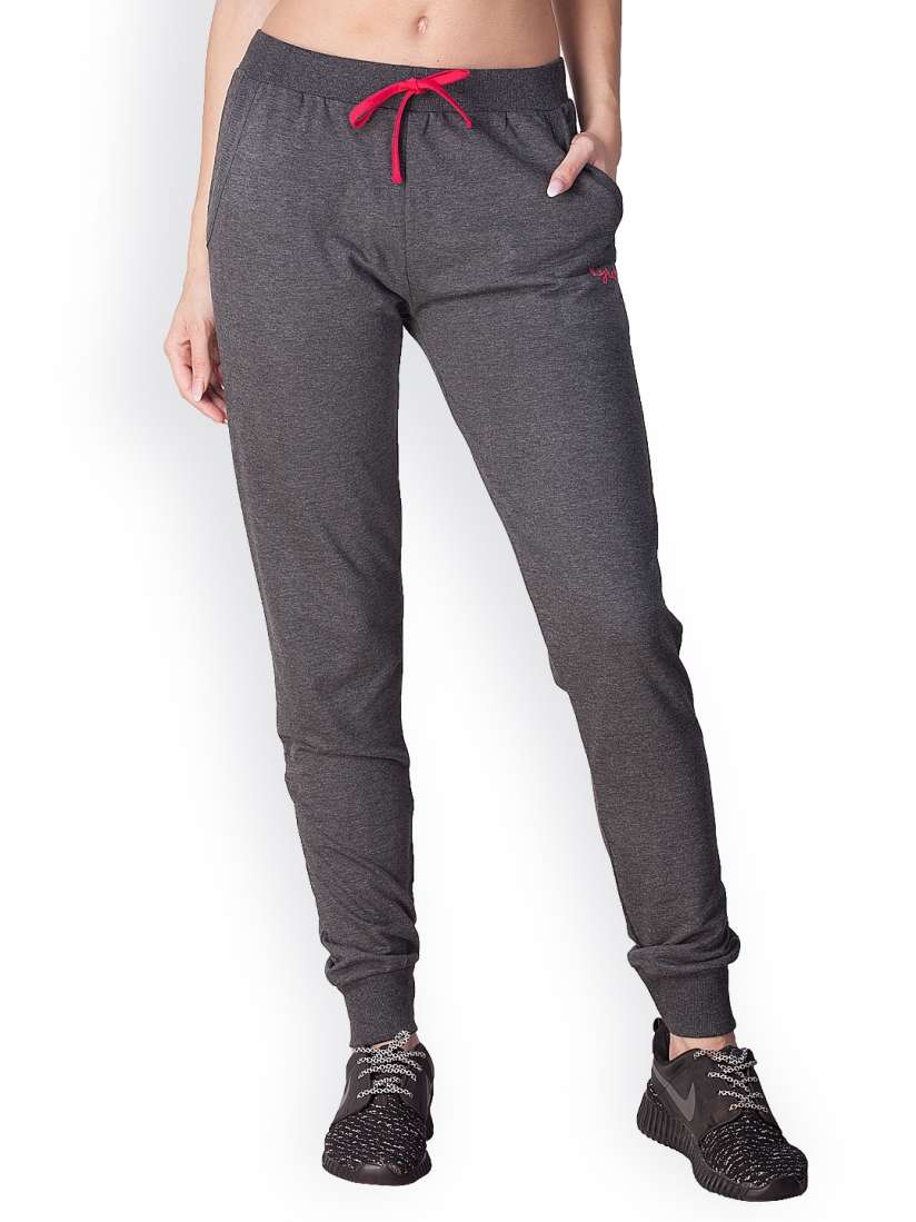 Buy Lux Lyra Women Grey Solid Joggers Track Pants for Women 6684210 Myntra