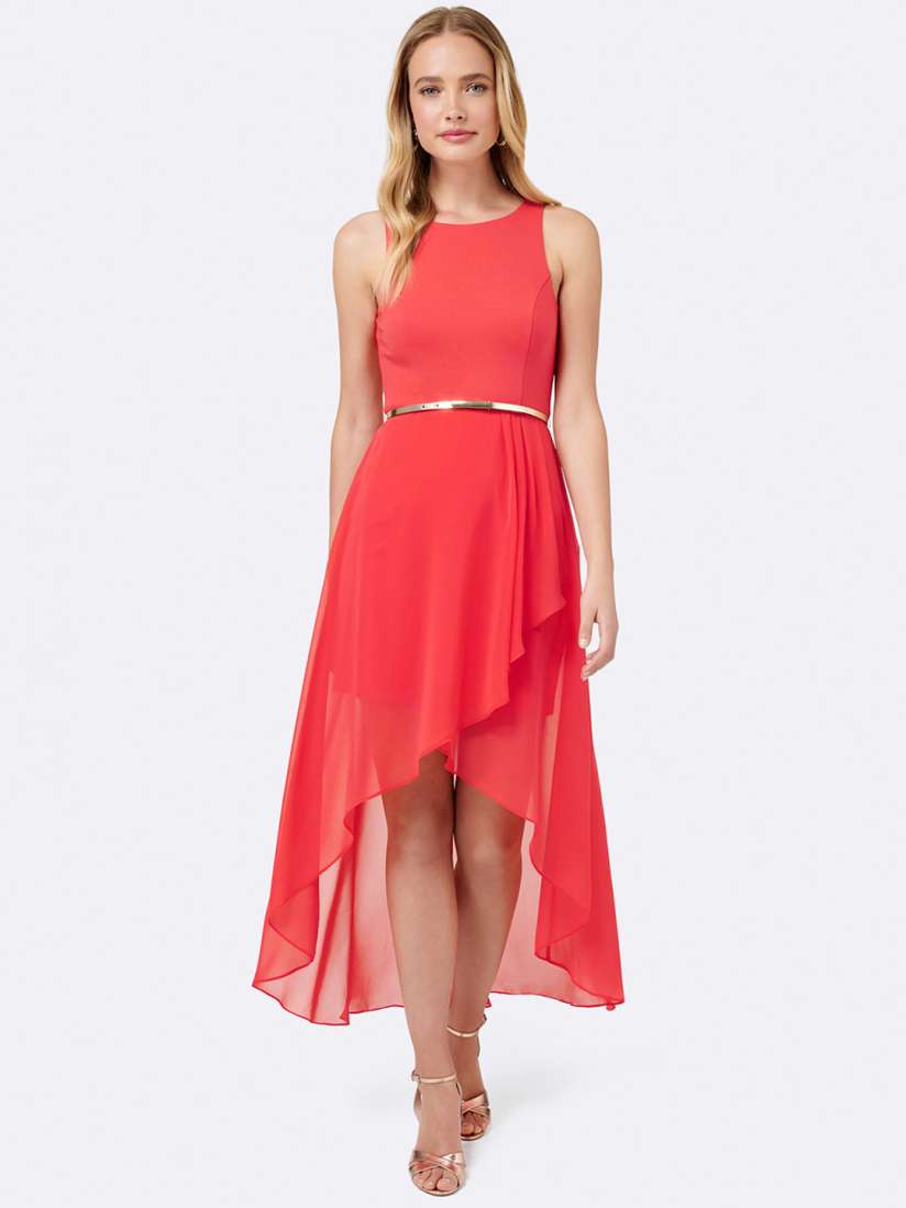 Buy Forever New Women Coral Solid High Low Dress Dresses for Women 6688401 Myntra