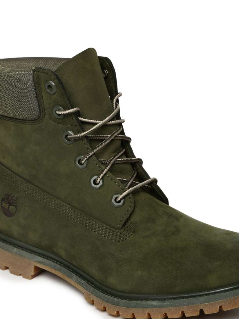 Forest green timberland boots womens on sale