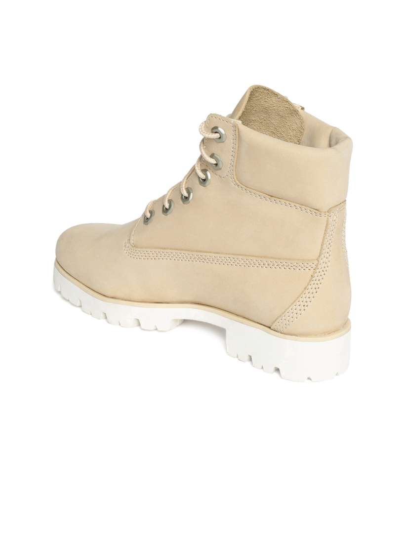 Buy Timberland Women Beige HERITAGE LITE Leather Flat Boots Boots for Women 6695106 Myntra