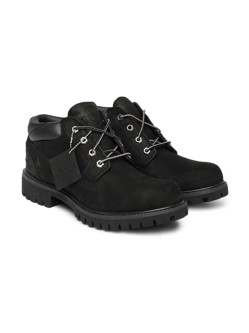 Buy Timberland Men Black Flat CLASSIC OX BLACK NB Leather Boots Boots for Men 6695194 Myntra