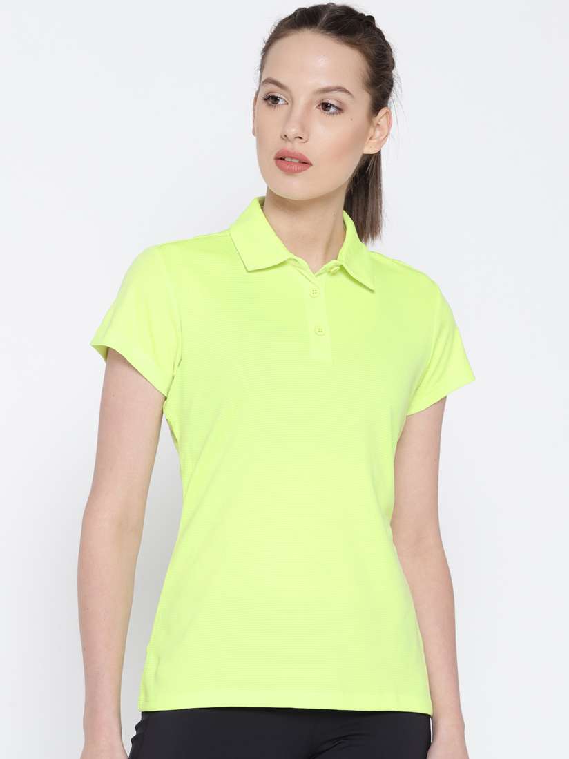 Lime green adidas polo shirt hot sale