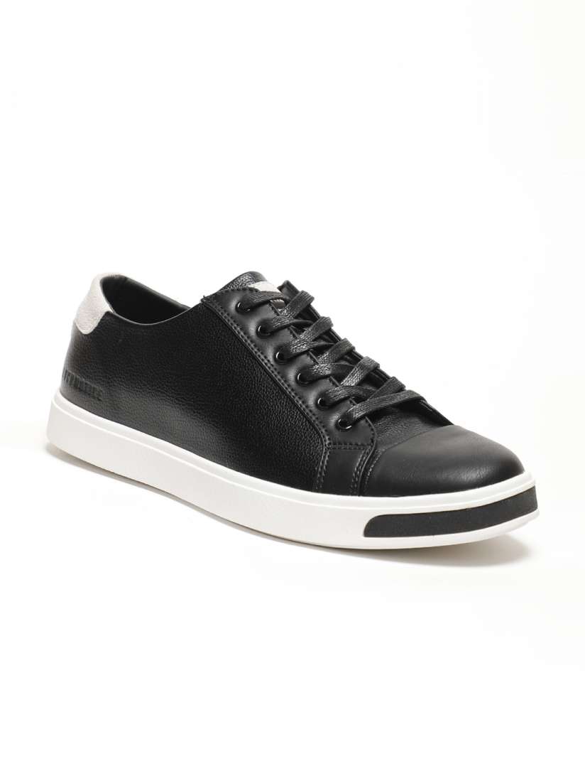 Buy LOCOMOTIVE Men Black Sneakers Casual Shoes for Men 6697256 Myntra