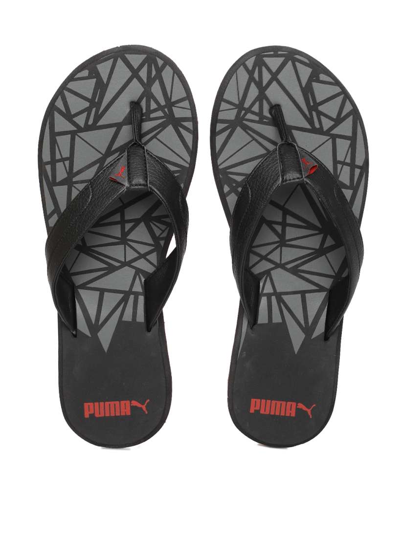 Puma black thong flip flop new arrivals