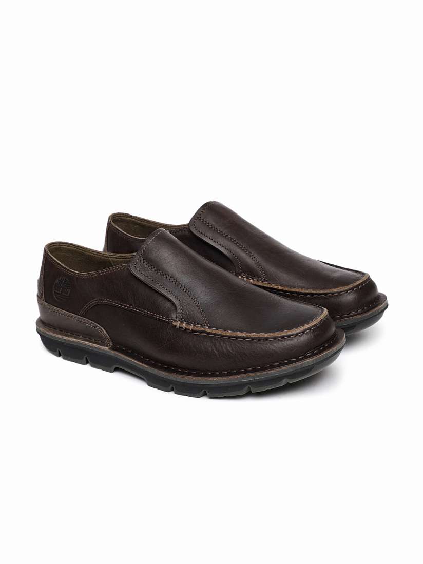 Buy Timberland Men Brown COLTIN Leather Slip On Shoes Casual Shoes for Men 6699582 Myntra