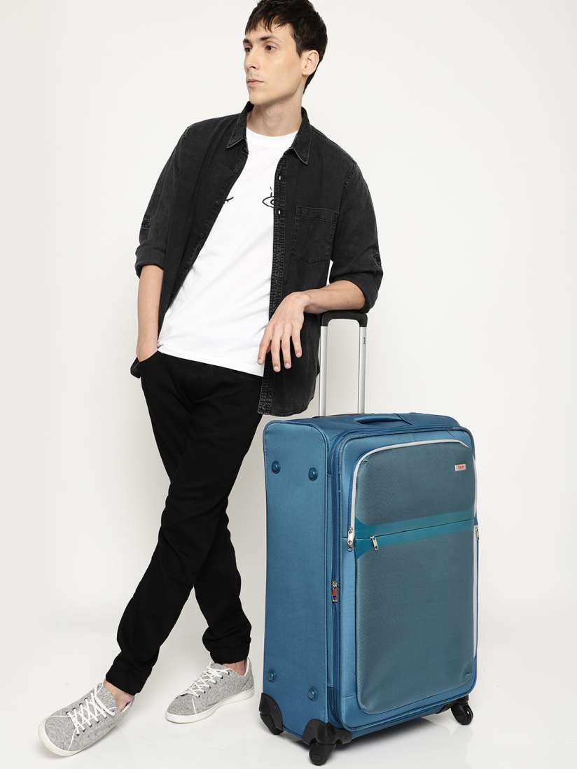 Buy VIP Unisex Blue SQUAD 4W EXP STROLLY Large Trolley Bag Trolley Bag for Unisex 6700057 Myntra
