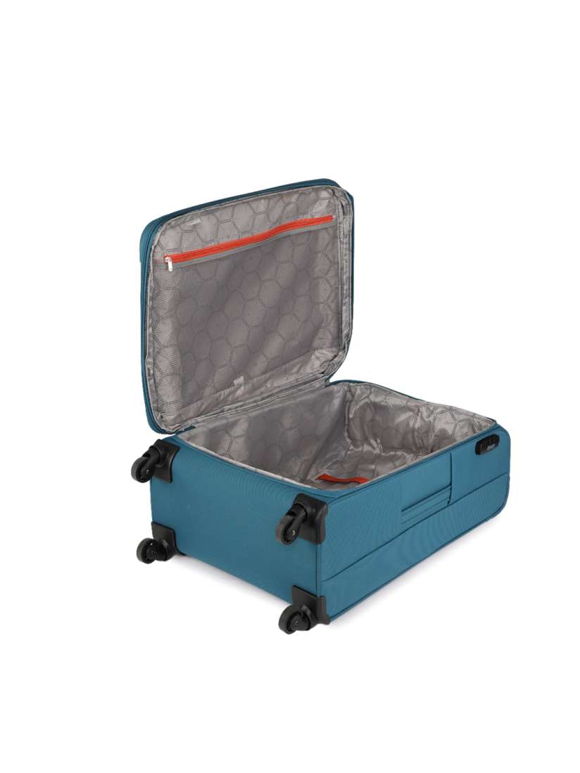 Buy VIP Unisex Teal Blue Lattice 4W EXP Strolly 71 Medium Trolley Bag Trolley Bag for Unisex 6700060 Myntra