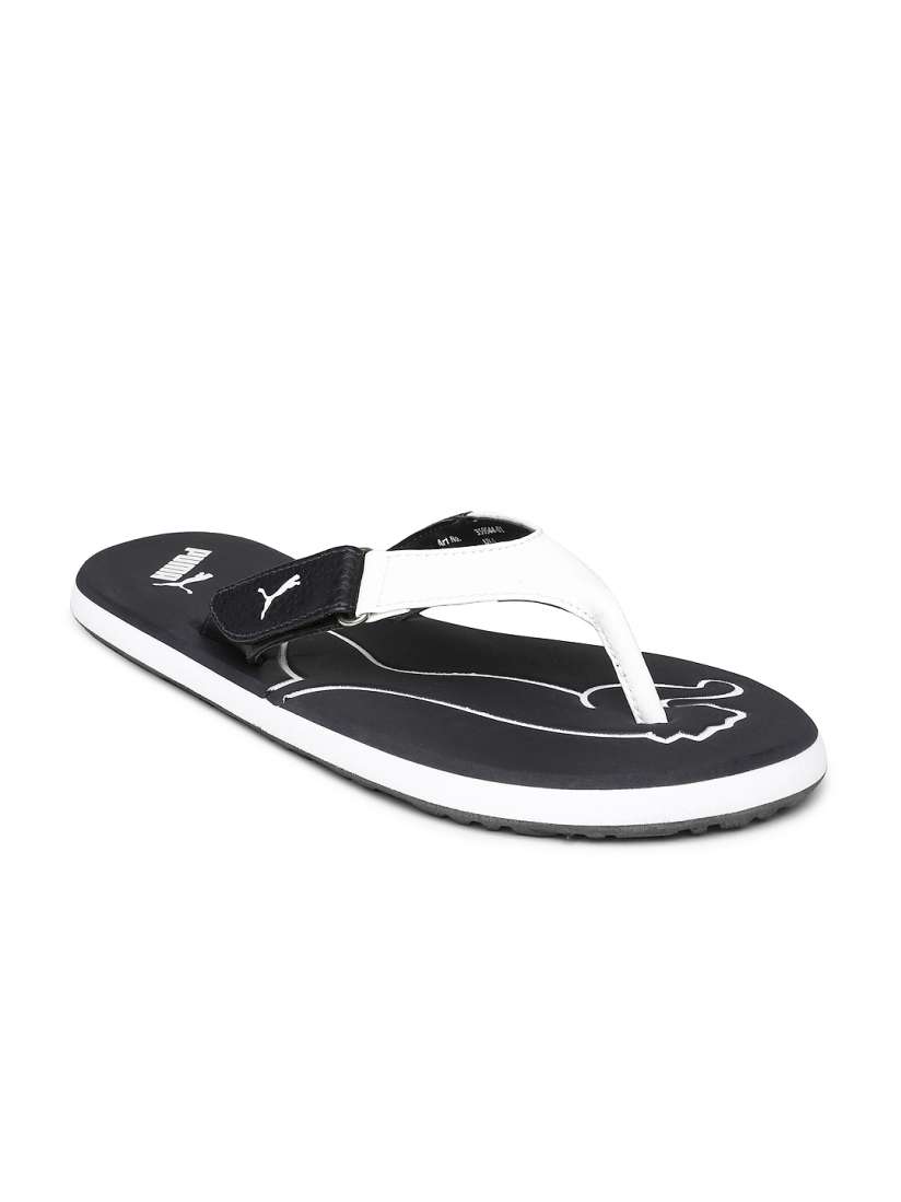 Buy Puma Men Black White Breeze V Flip Flops Flip Flops for Men 6700316 Myntra
