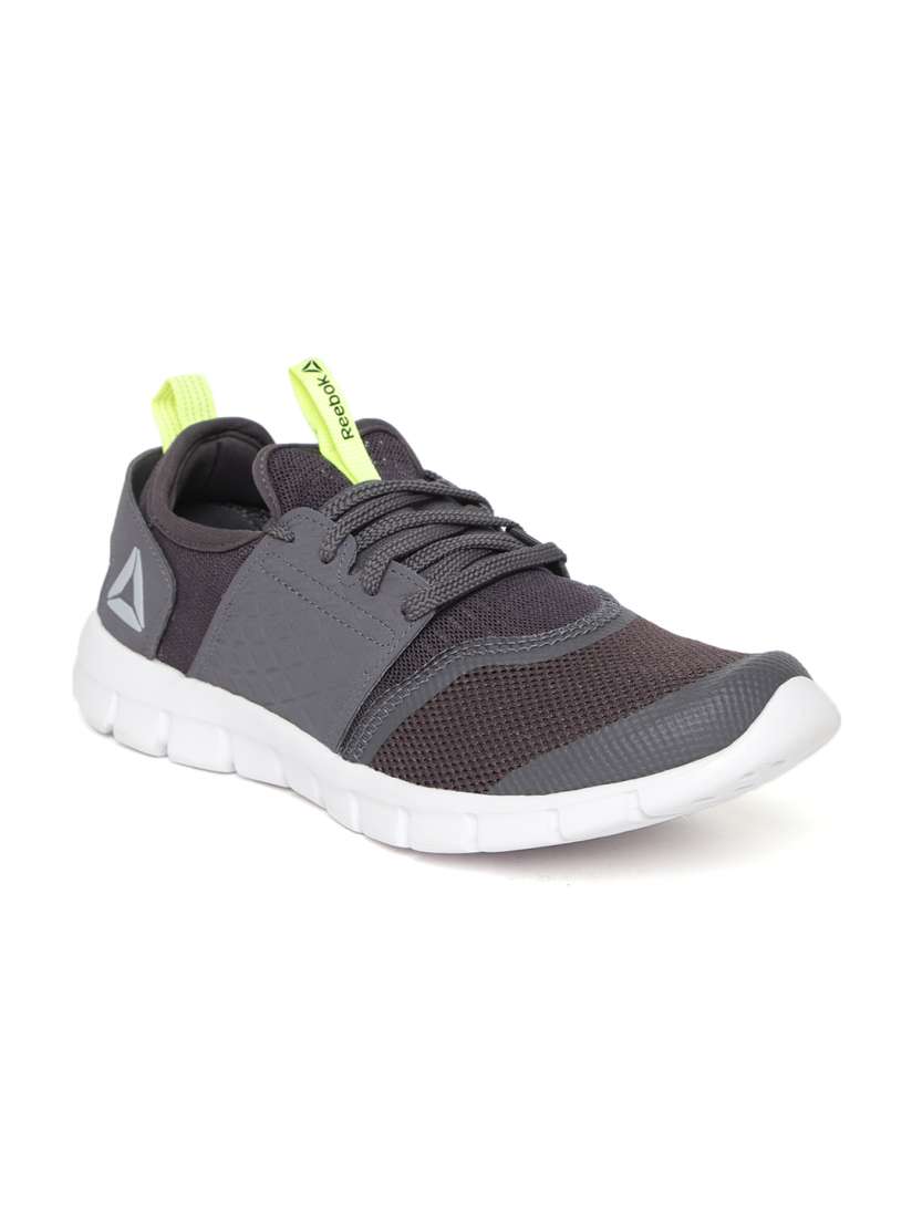 Buy Reebok Men Charcoal Grey Mesh Hurtle Running Shoes Sports Shoes for Men 6701489 Myntra