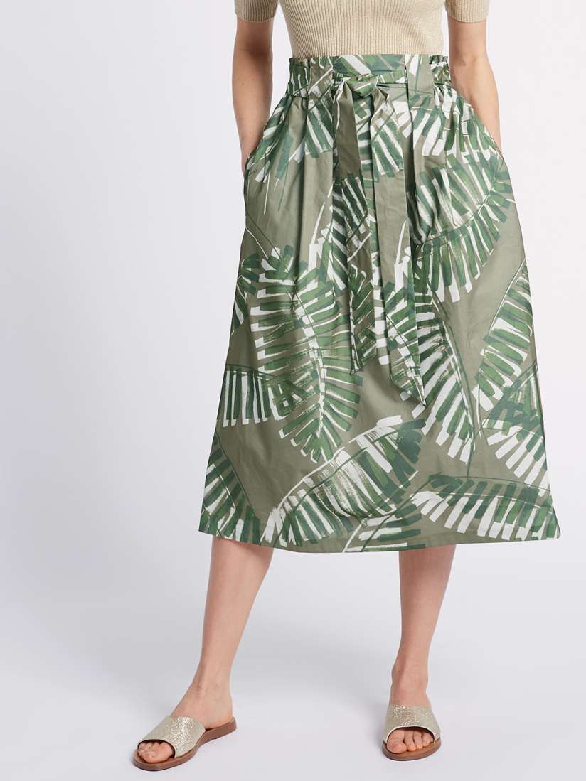 Green skirt marks and spencer outlet