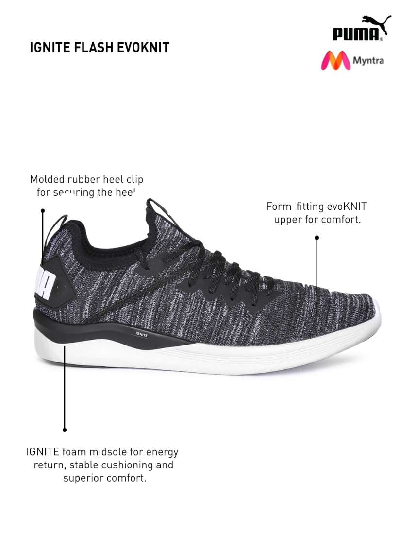 Puma ignite flash evoknit grey shop