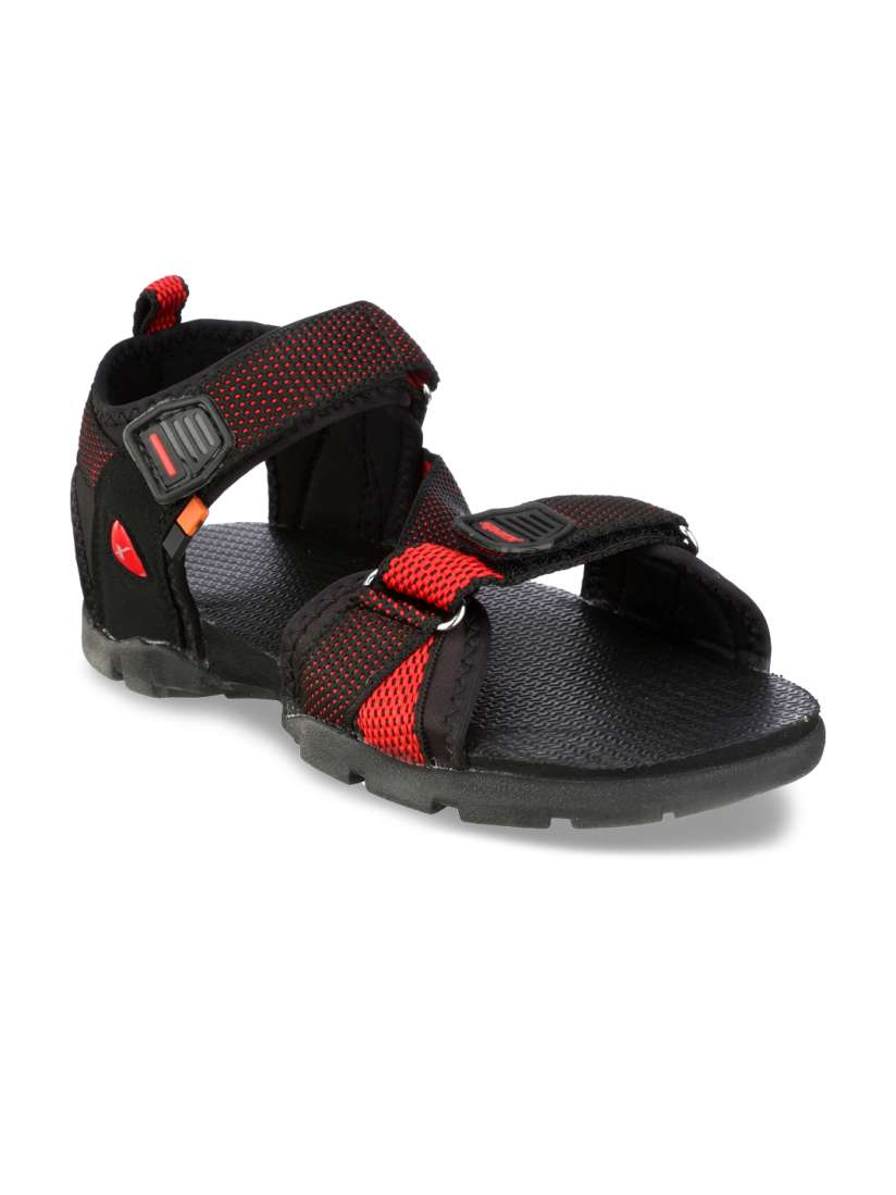 Sparx red and black sandals top