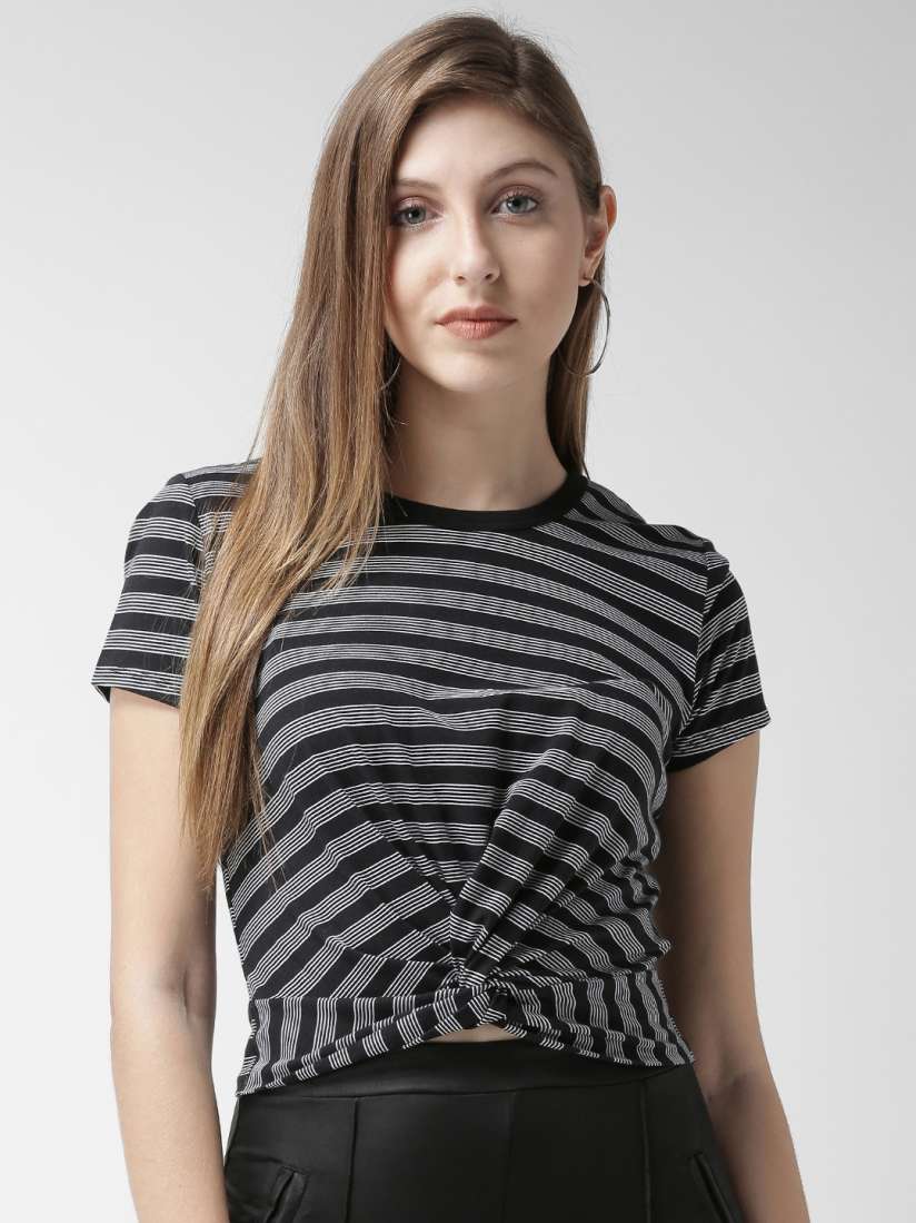 Black and white striped top forever 21 outlet