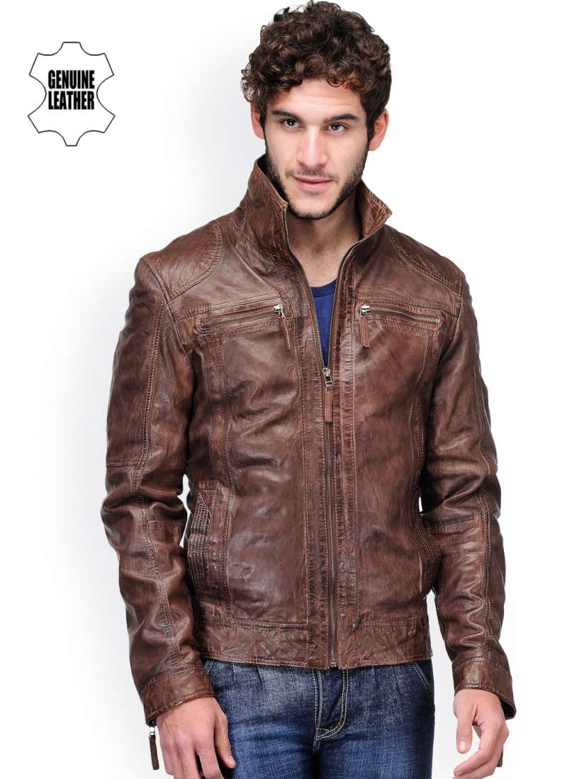 Teakwood leather jackets myntra new arrivals