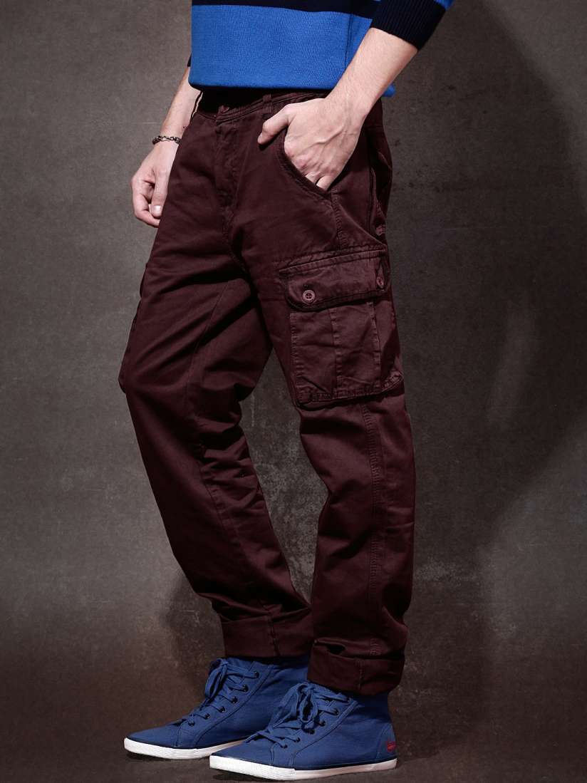 Maroon cargo pants 2025