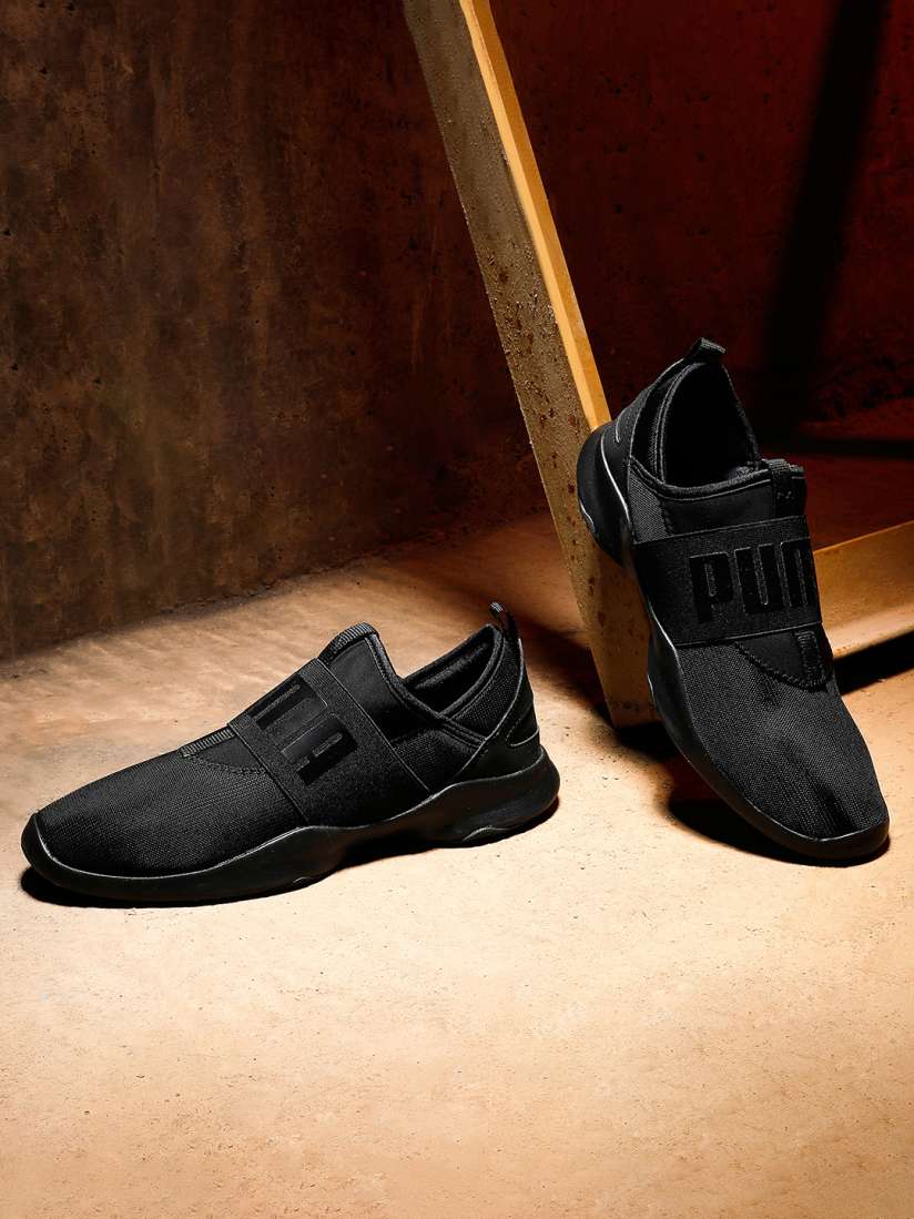 Puma unisex black dare slip-on sneakers sales
