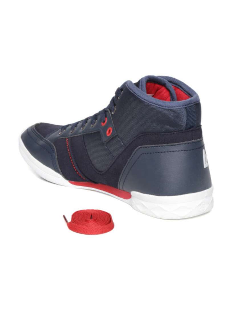 Buy Lee Cooper Men Navy Blue Black Synthetic Mid Top Basketball Shoes Sports Shoes for Men 6744982 Myntra