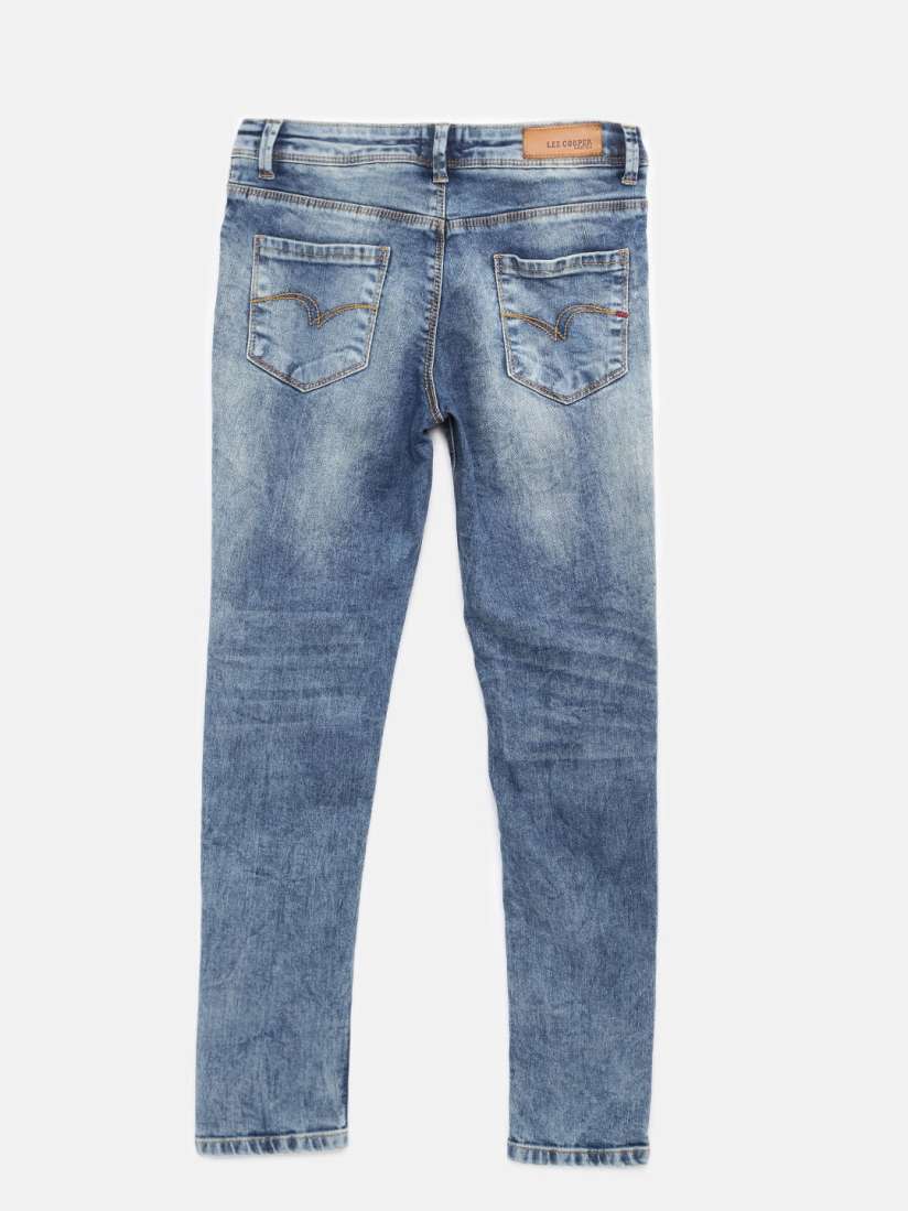 Buy Lee Cooper Girls Blue Slim Fit Mid Rise Clean Look Stretchable Jeans Jeans for Girls 6746518 Myntra