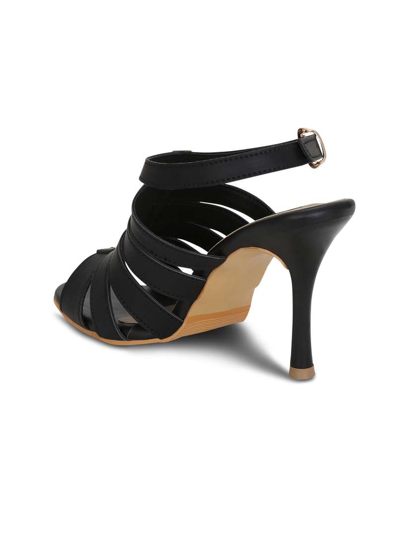 Stiletto Sandals Kielz Footwear Buy Kielz Women Black Solid