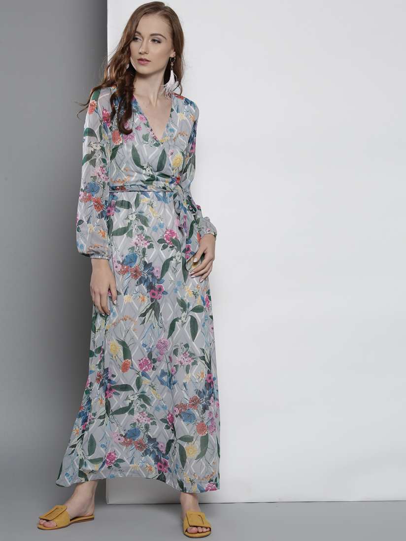 Dorothy perkins grey maxi dress top
