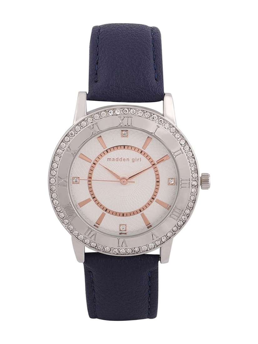 Buy Madden Girl Women Silver Toned Analogue Watch Watches for Women 6747305 Myntra