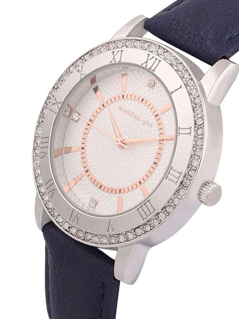 Buy Madden Girl Women Silver Toned Analogue Watch Watches for Women 6747305 Myntra