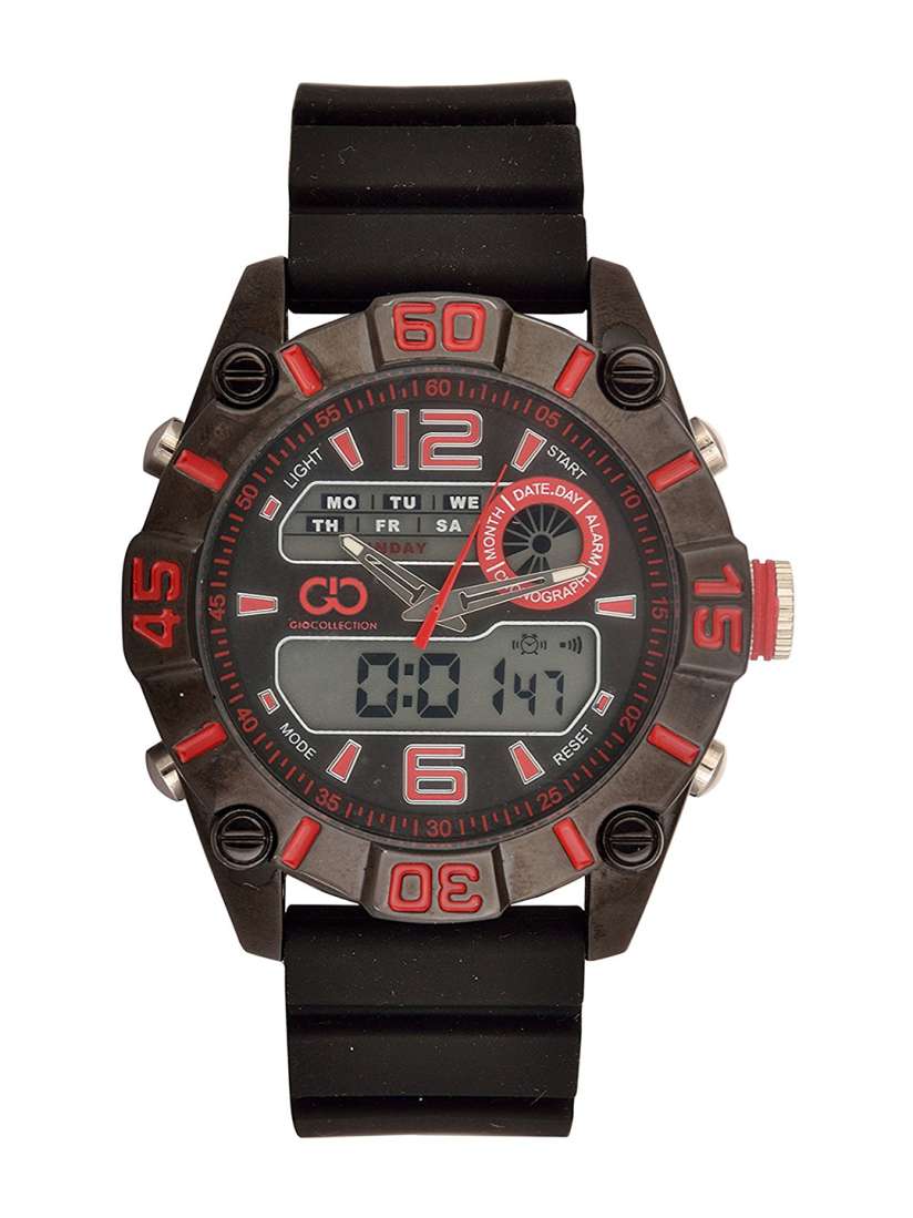 Buy GIO COLLECTION Men Black Analogue Watch Watches for Men 6747616 Myntra