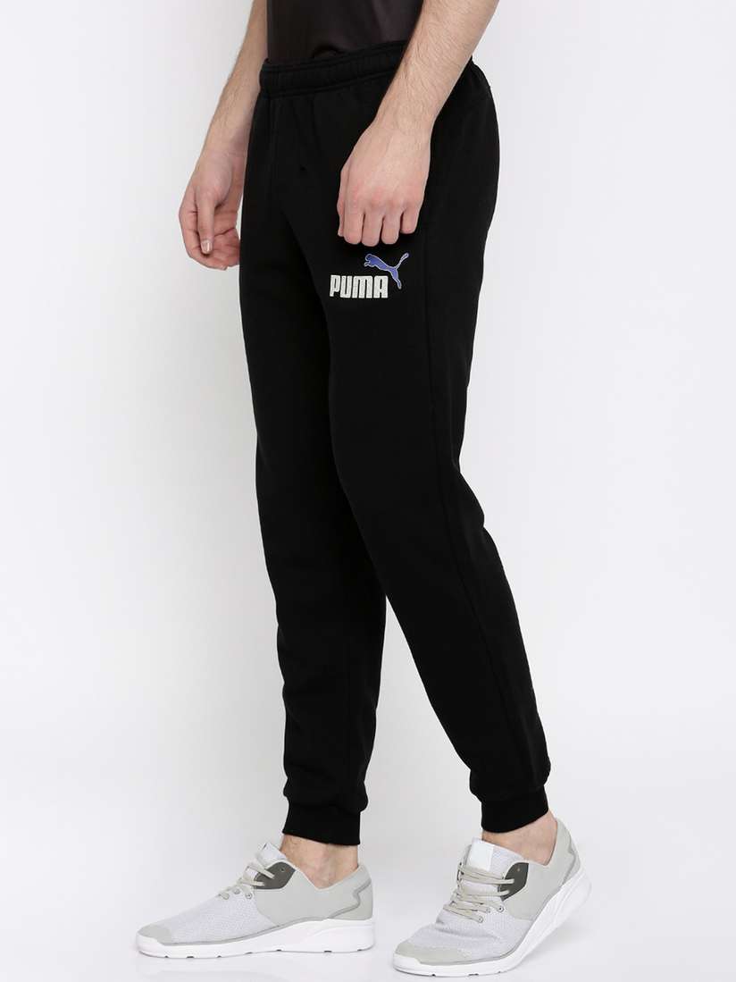 Fleece Jogger Puma Mens Essentials Fleece Pants Black Puma