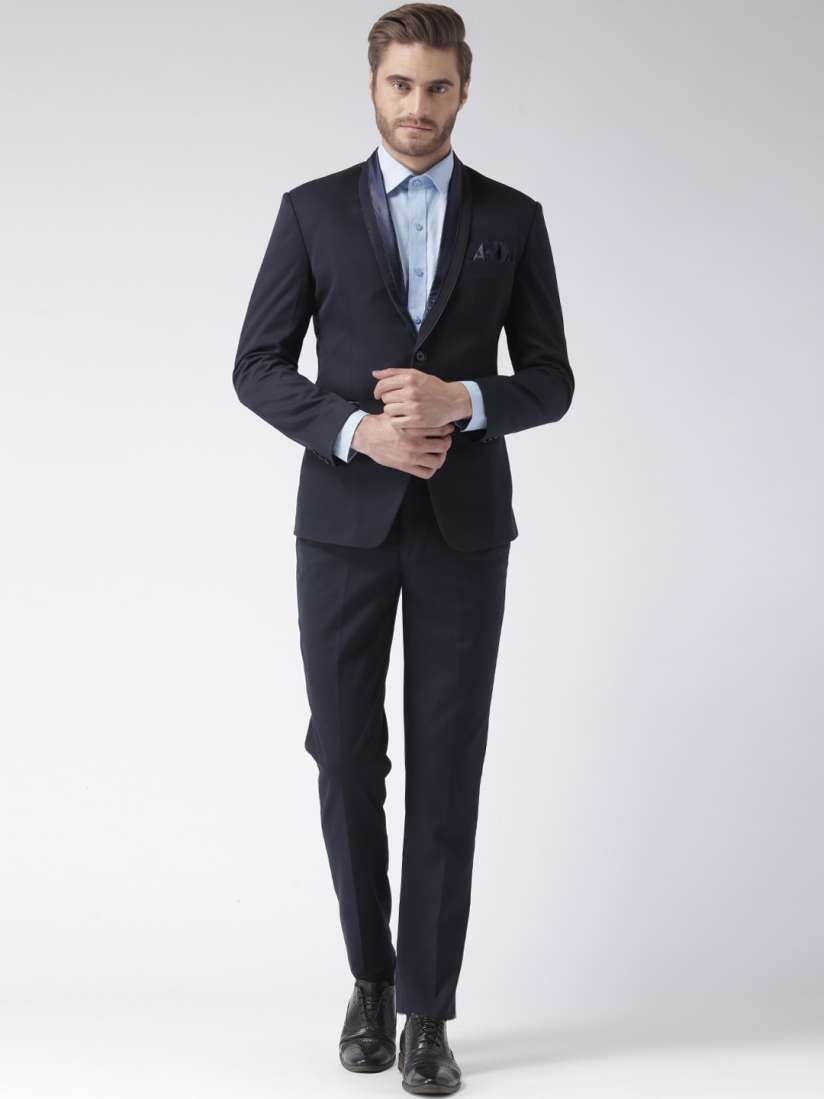 Buy HANGUP Men Blue Suit Suits for Men 6766487 Myntra