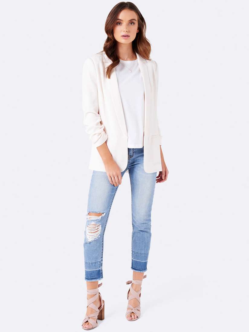 Forever new white jacket clearance