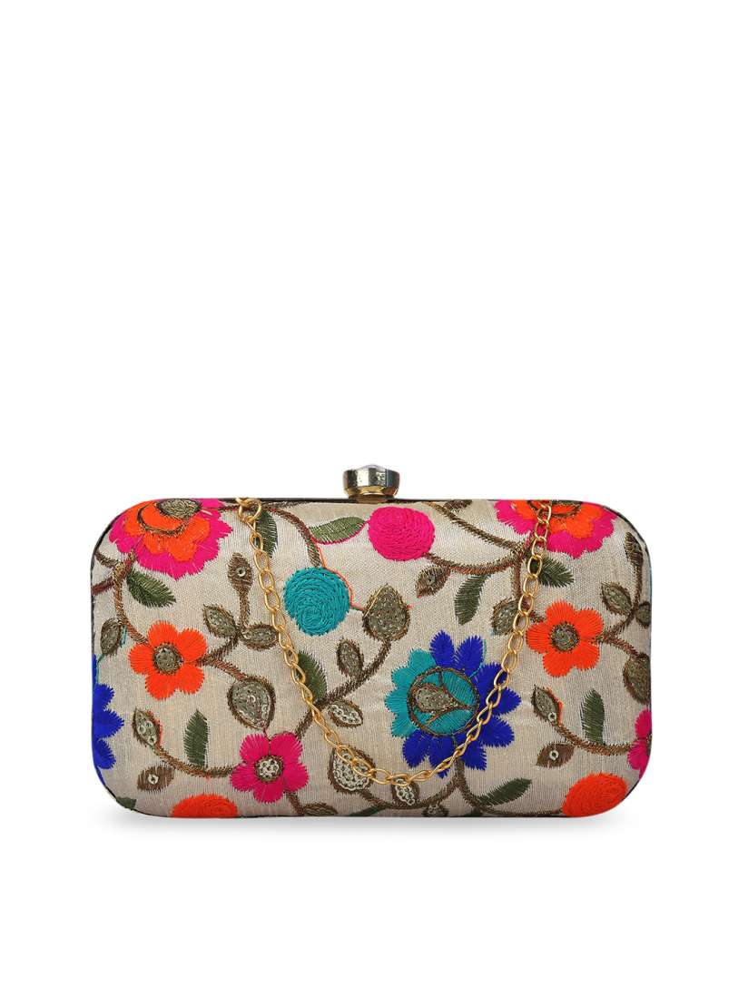 Buy Anekaant Multicoloured Embellished Clutch Clutches for Women 6774999 Myntra