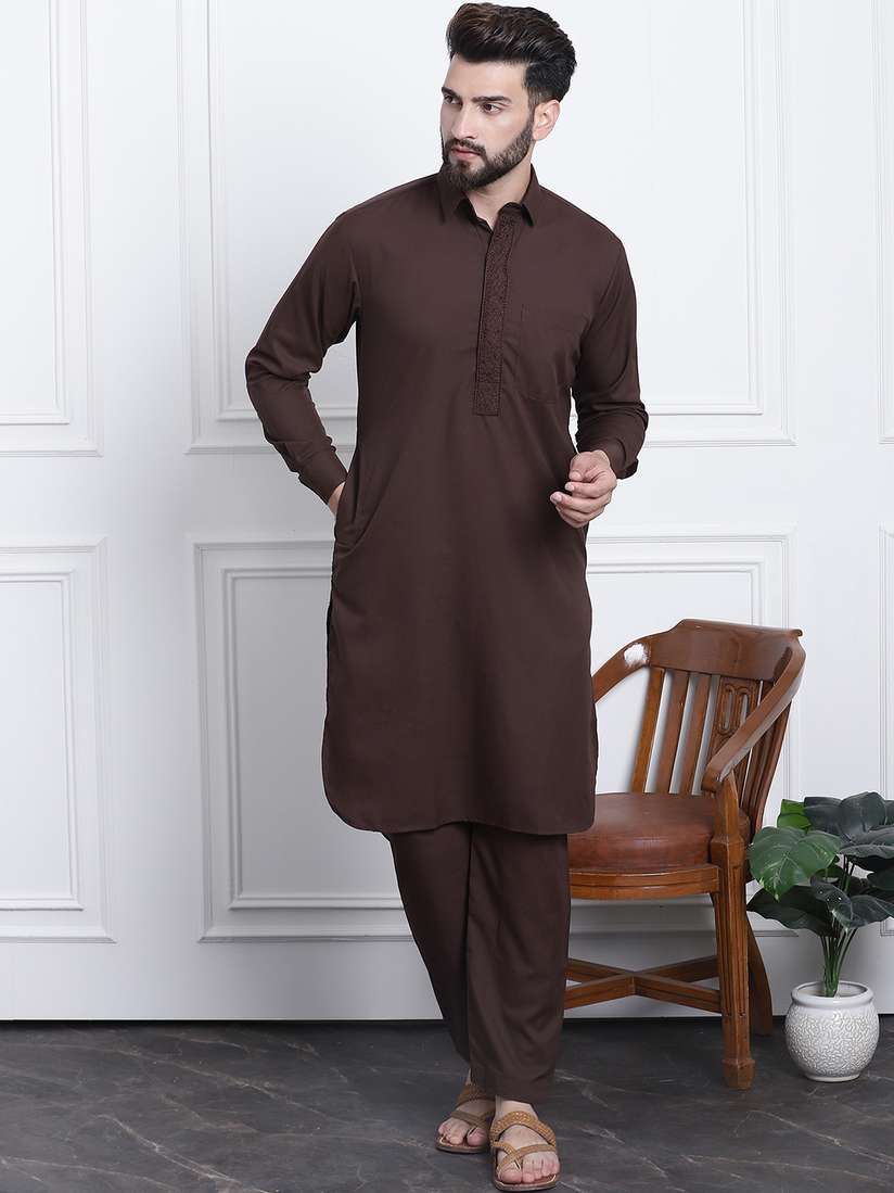 Punjabi Kurta Salwar Men Pathani Kurta Punjabi Indian Wedding