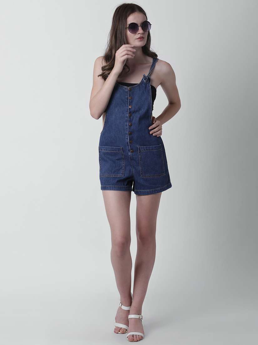 Romper Outfit Denim Romper Forever 21 Sleeveless Cutout Denim Overalls