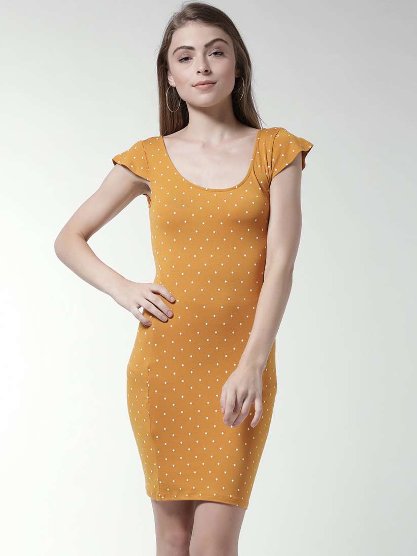 Forever 21 mustard dress clearance