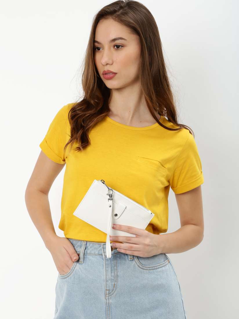 Buy FOREVER 21 White Solid Clutch Clutches for Women 6795491 Myntra