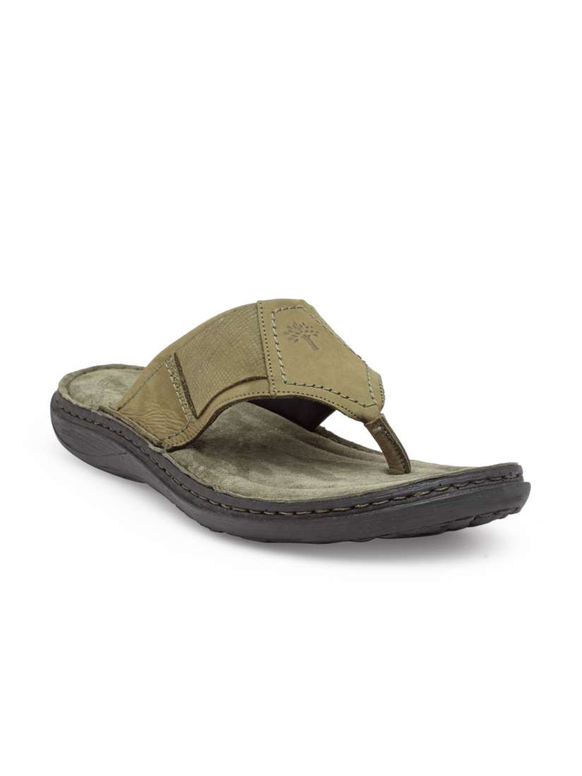 Buy Woodland Pro Planet Men Olive Green Leather Comfort Sandals Sandals for Men 6799202 Myntra