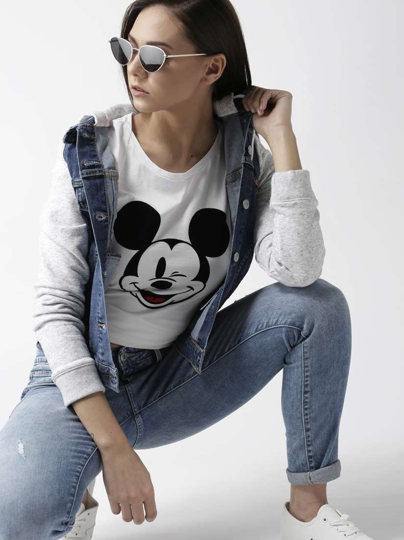 Tee shirt levis femme mickey clearance